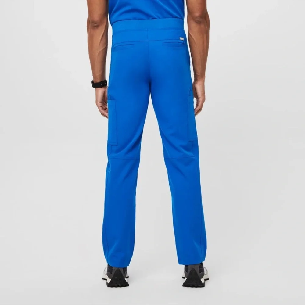 Figs Men’s Axim Royal Blue Cargo Scrub Pants
